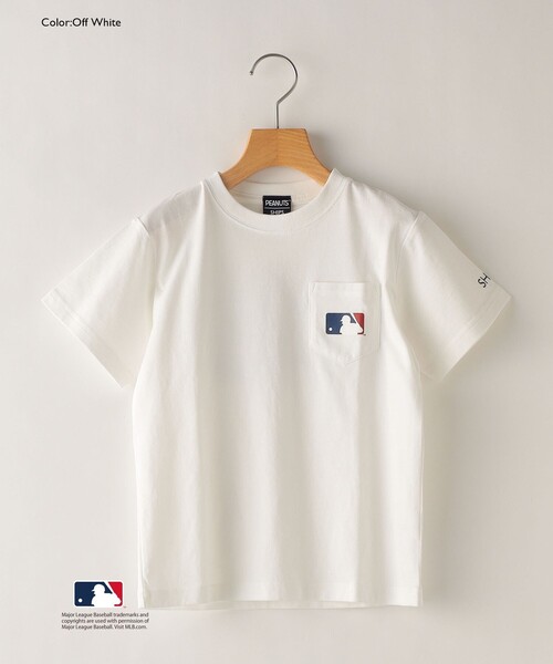SHIPS（シップス）の「SHIPS KIDS:100～170cm / スヌーピー×MLB TEE（Tシャツ/カットソー・キッズ・ネイビー/オレンジ/レッド/オフホワイト・SMALL/MEDIUM/LARGE/X-LARGE/XX-LARGE）」の6枚目の写真