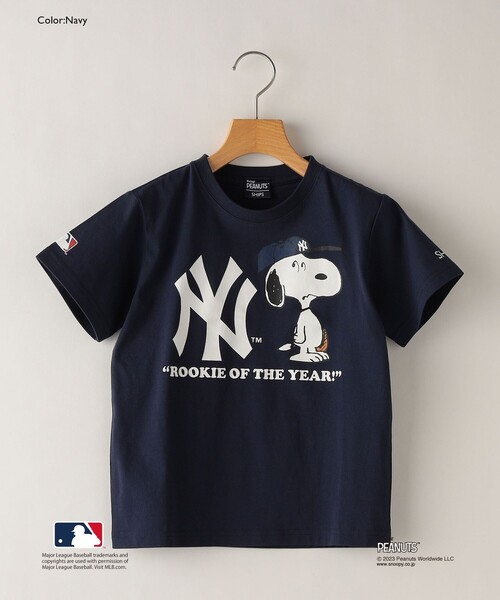 SHIPS（シップス）の「SHIPS KIDS:100～170cm / スヌーピー×MLB TEE（Tシャツ/カットソー・キッズ・ネイビー/オレンジ/レッド/オフホワイト・SMALL/MEDIUM/LARGE/X-LARGE/XX-LARGE）」の9枚目の写真