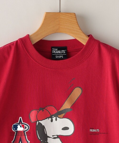 SHIPS（シップス）の「SHIPS KIDS:100～170cm / スヌーピー×MLB TEE（Tシャツ/カットソー・キッズ・ネイビー/オレンジ/レッド/オフホワイト・SMALL/MEDIUM/LARGE/X-LARGE/XX-LARGE）」の10枚目の写真