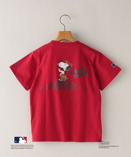 SHIPS（シップス）の「SHIPS KIDS:100～170cm / スヌーピー×MLB TEE（Tシャツ/カットソー・キッズ・ネイビー/オレンジ/レッド/オフホワイト・SMALL/MEDIUM/LARGE/X-LARGE/XX-LARGE）」の13枚目の写真