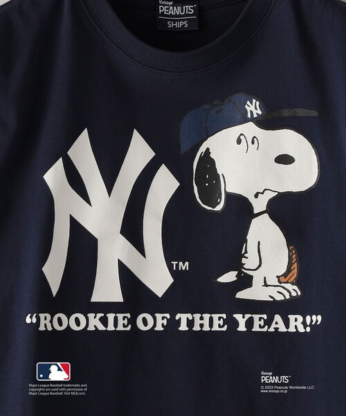 SHIPS（シップス）の「SHIPS KIDS:100～170cm / スヌーピー×MLB TEE（Tシャツ/カットソー・キッズ・ネイビー/オレンジ/レッド/オフホワイト・SMALL/MEDIUM/LARGE/X-LARGE/XX-LARGE）」の16枚目の写真