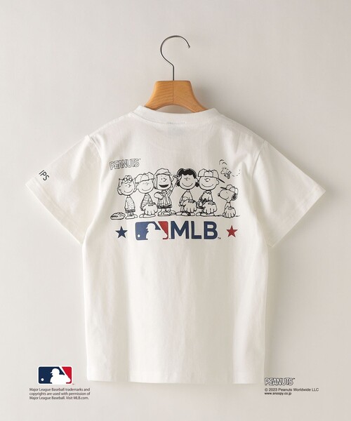 SHIPS（シップス）の「SHIPS KIDS:100～170cm / スヌーピー×MLB TEE（Tシャツ/カットソー・キッズ・ネイビー/オレンジ/レッド/オフホワイト・SMALL/MEDIUM/LARGE/X-LARGE/XX-LARGE）」の20枚目の写真