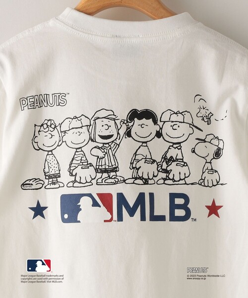 SHIPS（シップス）の「SHIPS KIDS:100～170cm / スヌーピー×MLB TEE（Tシャツ/カットソー・キッズ・ネイビー/オレンジ/レッド/オフホワイト・SMALL/MEDIUM/LARGE/X-LARGE/XX-LARGE）」の21枚目の写真
