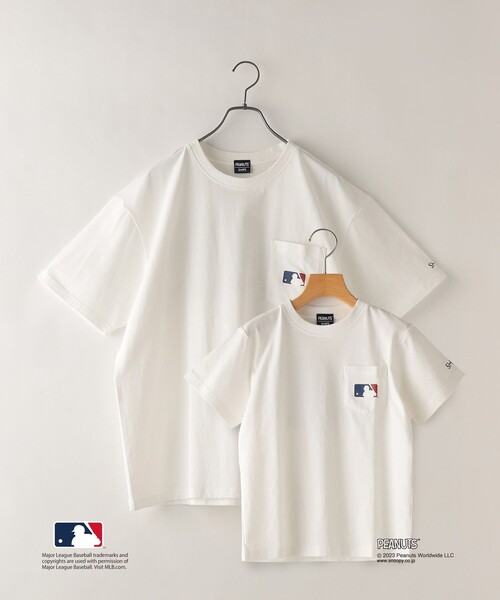 SHIPS（シップス）の「SHIPS KIDS:100～170cm / スヌーピー×MLB TEE（Tシャツ/カットソー・キッズ・ネイビー/オレンジ/レッド/オフホワイト・SMALL/MEDIUM/LARGE/X-LARGE/XX-LARGE）」の22枚目の写真