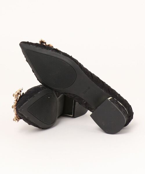 Burner（バーナー）の「【OKUOKU　0909】フラワービジュー ポインテッドトゥパンプス oku-shoes-682999725140-59 U（パンプス・レディース・ベージュ/ブラック/グレー・36/37/38/35/40/39）」の20枚目の写真