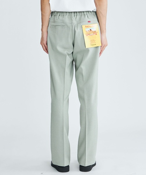 FACCIES(ファチーズ)の「【FACCIES / ファッチーズ】Wt Mix Dry Twill Flare Pt(スラックス・メンズ・グリーン/ブラック・SMALL/MEDIUM)」の16枚目の写真