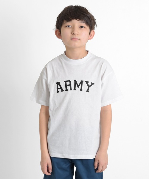 GLAZOS(グラソス)の「【接触冷感】アソートロゴプリント半袖Tシャツ(Tシャツ/カットソー・キッズ・ホワイト/オートミール/ブラック/グレー/ロイヤルブルー/カーキ・130cm/150cm/170cm/140cm/160cm)」の1枚目の写真