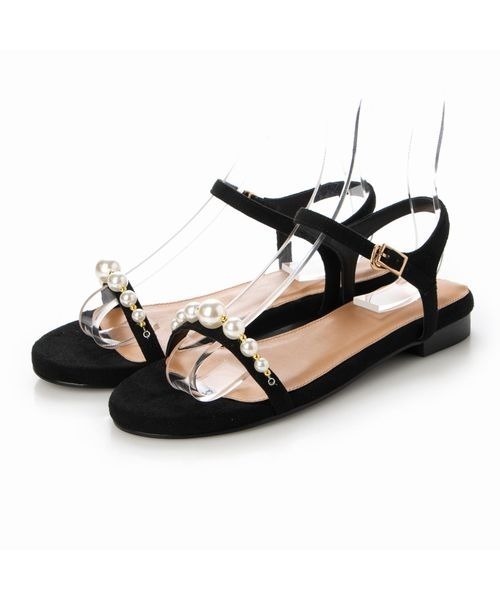 Fin（フィン）の「パールストラップサンダル【低反発スポンジ入り】（サンダル・レディース・ピンク/ベージュ/ブラック/ネイビー・23cm/24cm/25cm/22.5cm/23.5cm/24.5cm）」の15枚目の写真