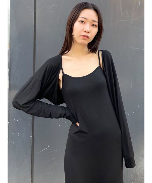 EMODA(エモダ)の「ボレロセットキャミソールワンピース(ワンピース・レディース・ブラック/ブルー/グレー・FREE)」の11枚目の写真