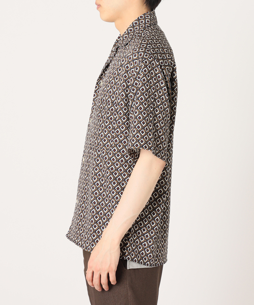 417 EDIFICE(フォーワンセブンエディフィス)の「スクエアパターンシャツ ”セットアップ着用可能”(シャツ/ブラウス・メンズ・ネイビー/レッド・MEDIUM/LARGE)」の12枚目の写真