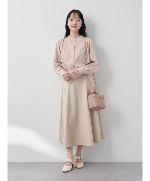 earth music&ecology（アースミュージックアンドエコロジー）の「バンドカラーブラウス（シャツ/ブラウス・レディース・ピンクベージュ/オフホワイト/ブルー系その他7・FREE）」の19枚目の写真