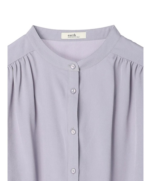 earth music&ecology（アースミュージックアンドエコロジー）の「バンドカラーブラウス（シャツ/ブラウス・レディース・ピンクベージュ/オフホワイト/ブルー系その他7・FREE）」の21枚目の写真