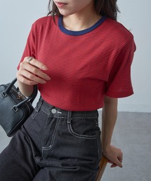 MILLER（ミラー）の「【Robert P. Miller】109C パネルリブ半袖（Tシャツ/カットソー）」