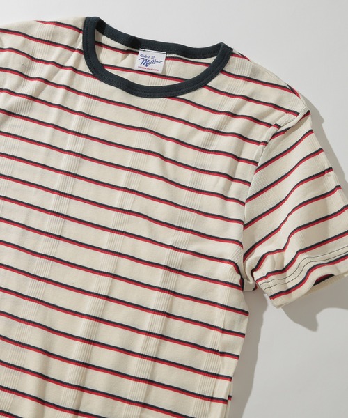 MILLER（ミラー）の「【Robert P. Miller】109C パネルリブ半袖（Tシャツ/カットソー・メンズ・グレー/その他8/ホワイト/その他1/その他4/その他3/その他7/ネイビー/その他2/その他6/ブラック/その他5/その他9/その他10/その他15/その他16・LL/M/L）」の8枚目の写真