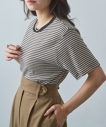 MILLER（ミラー）の「【Robert P. Miller】109C パネルリブ半袖（Tシャツ/カットソー）」