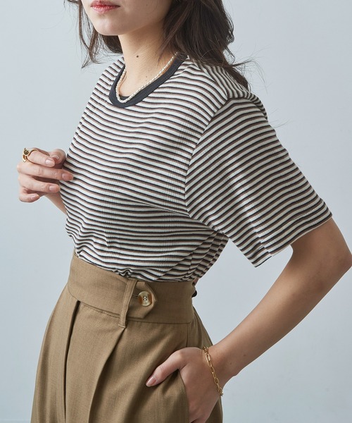 MILLER（ミラー）の「【Robert P. Miller】109C パネルリブ半袖（Tシャツ/カットソー・メンズ・グレー/その他8/ホワイト/その他1/その他4/その他3/その他7/ネイビー/その他2/その他6/ブラック/その他5/その他9/その他10/その他15/その他16・LL/M/L）」の9枚目の写真