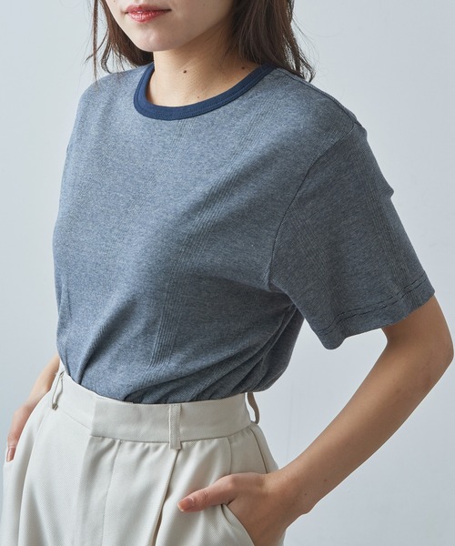 MILLER（ミラー）の「【Robert P. Miller】109C パネルリブ半袖（Tシャツ/カットソー・メンズ・グレー/その他8/ホワイト/その他1/その他4/その他3/その他7/ネイビー/その他2/その他6/ブラック/その他5/その他9/その他10/その他15/その他16・LL/M/L）」の11枚目の写真