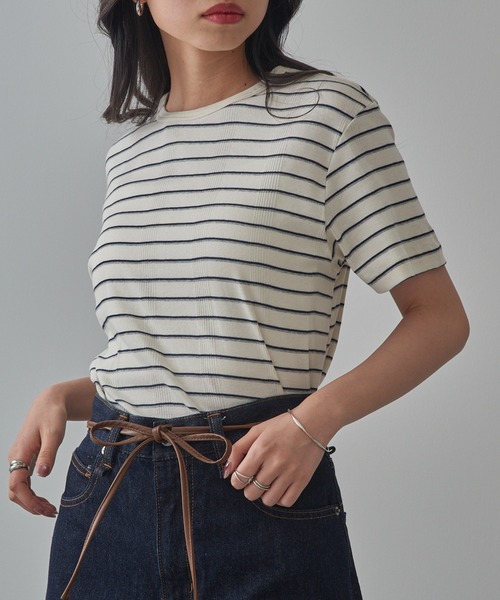 MILLER（ミラー）の「【Robert P. Miller】109C パネルリブ半袖（Tシャツ/カットソー・メンズ・グレー/その他8/ホワイト/その他1/その他4/その他3/その他7/ネイビー/その他2/その他6/ブラック/その他5/その他9/その他10/その他15/その他16/その他14/その他12/その他13/その他11・LL/M/L）」の16枚目の写真