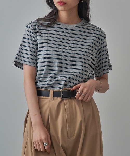 MILLER（ミラー）の「【Robert P. Miller】109C パネルリブ半袖（Tシャツ/カットソー・メンズ・グレー/その他8/ホワイト/その他1/その他4/その他3/その他7/ネイビー/その他2/その他6/ブラック/その他5/その他9/その他10/その他15/その他16/その他14/その他12/その他13/その他11・LL/M/L）」の17枚目の写真