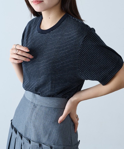 MILLER（ミラー）の「【Robert P. Miller】109C パネルリブ半袖（Tシャツ/カットソー・メンズ・グレー/その他8/ホワイト/その他1/その他4/その他3/その他7/ネイビー/その他2/その他6/ブラック/その他5/その他9/その他10/その他15/その他16・LL/M/L）」の15枚目の写真