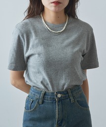 MILLER（ミラー）の「【Robert P. Miller】109C パネルリブ半袖（Tシャツ/カットソー）」