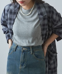 MILLER（ミラー）の「【Robert P. Miller】109C パネルリブ半袖（Tシャツ/カットソー）」