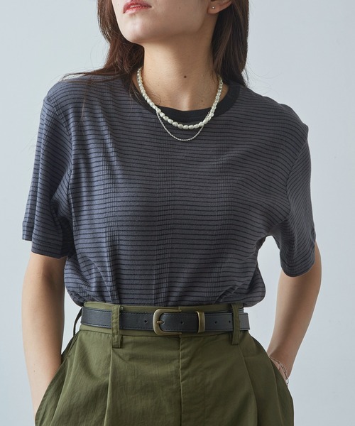 MILLER（ミラー）の「【Robert P. Miller】109C パネルリブ半袖（Tシャツ/カットソー・メンズ・グレー/その他8/ホワイト/その他1/その他4/その他3/その他7/ネイビー/その他2/その他6/ブラック/その他5/その他9/その他10/その他15/その他16・LL/M/L）」の21枚目の写真