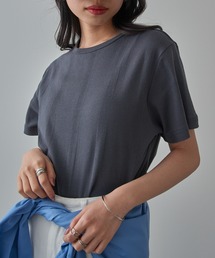 MILLER（ミラー）の「【Robert P. Miller】109C パネルリブ半袖（Tシャツ/カットソー）」