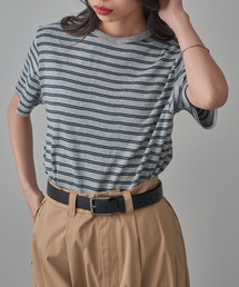 SETUP7（セットアップセブン）の「【Robert P. Miller】109C パネルリブ半袖（Tシャツ/カットソー）」