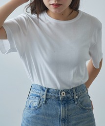 MILLER（ミラー）の「【Robert P. Miller】109C パネルリブ半袖（Tシャツ/カットソー）」