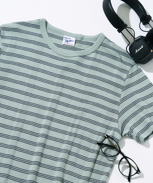 MILLER（ミラー）の「【Robert P. Miller】109C パネルリブ半袖（Tシャツ/カットソー・メンズ・グレー/その他8/ホワイト/その他1/その他4/その他3/その他7/ネイビー/その他2/その他6/ブラック/その他5/その他9/その他10/その他15/その他16・LL/M/L）」の19枚目の写真
