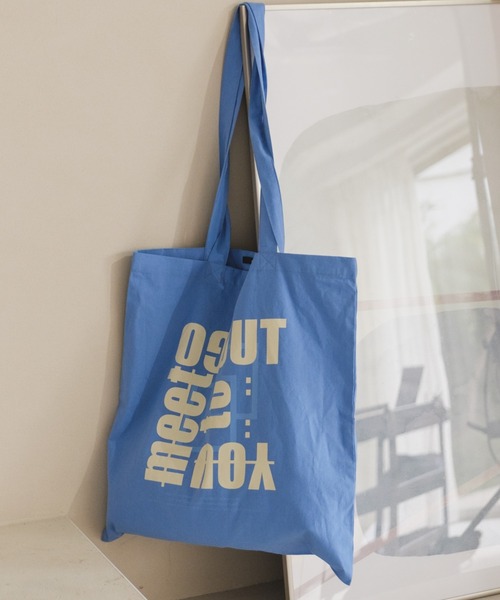 Kastane(カスタネ)の「【A4対応/PC対応】ロゴエコBAG(エコバッグ/サブバッグ・レディース・ホワイト/ブラウン/ピンク/オレンジ/ブルー/ミント・FREE)」の9枚目の写真