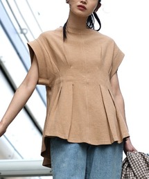 MIMIMEMETE（ミミメメット）の「サーマル フレンチスリーブプルオーバー（Tシャツ/カットソー）」