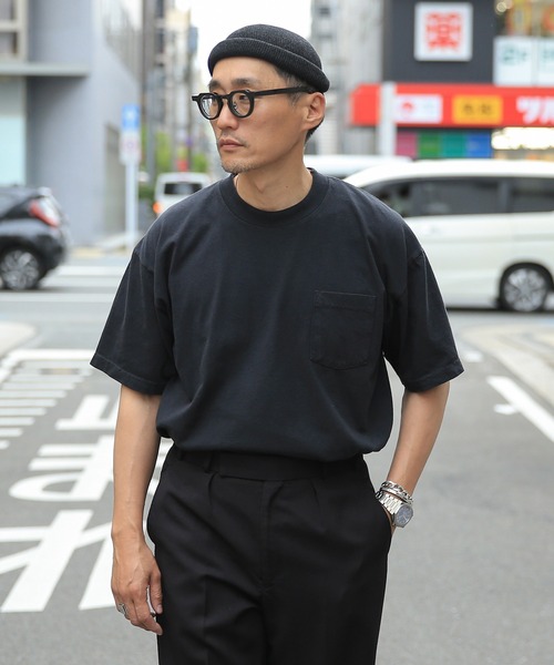 WAIPER.inc（ワイパーインク）の「LOS ANGELES APPAREL  6.5オンスポケットTシャツ（Tシャツ/カットソー・メンズ・ブラック/オリーブ/レッド/ゴールド/グレー/ホワイト/ネイビー/チャコールグレー・XL/M/L/S）」の3枚目の写真