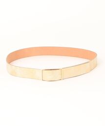 Q | メタリックレザーベルト(ベルト)