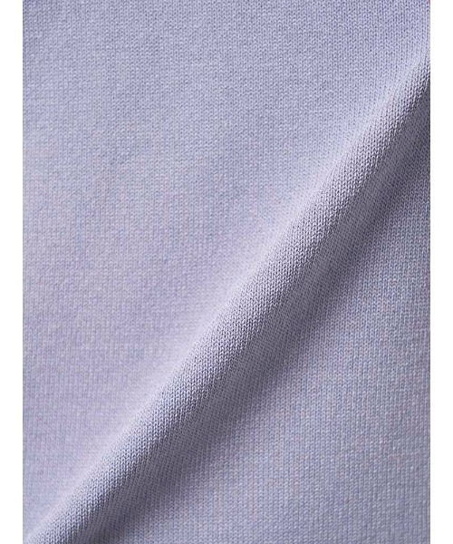 Perfect Suit FActory(パーフェクトスーツファクトリー)の「TRANS CONTINENTS リネンライク ニットTシャツ ホワイト/ブルー/ネイビー/パープル(Tシャツ/カットソー・メンズ・ホワイト/パープル/ネイビー/ブルー・M/L/S/LL)」の14枚目の写真