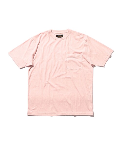 BEAMS PLUS（ビームスプラス）の「BEAMS PLUS / ソリッド ポケット Tシャツ（Tシャツ/カットソー・メンズ・ピンク/サックスブルー/イエロー/グレー/オレンジ・LARGE/X-LARGE/SMALL/MEDIUM）」の4枚目の写真