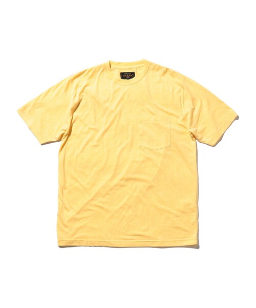 BEAMS PLUS（ビームスプラス）の「BEAMS PLUS / ソリッド ポケット Tシャツ（Tシャツ/カットソー・メンズ・ピンク/サックスブルー/イエロー/グレー/オレンジ・LARGE/X-LARGE/SMALL/MEDIUM）」の3枚目の写真