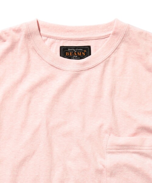 BEAMS PLUS（ビームスプラス）の「BEAMS PLUS / ソリッド ポケット Tシャツ（Tシャツ/カットソー・メンズ・ピンク/サックスブルー/イエロー/グレー/オレンジ・LARGE/X-LARGE/SMALL/MEDIUM）」の19枚目の写真