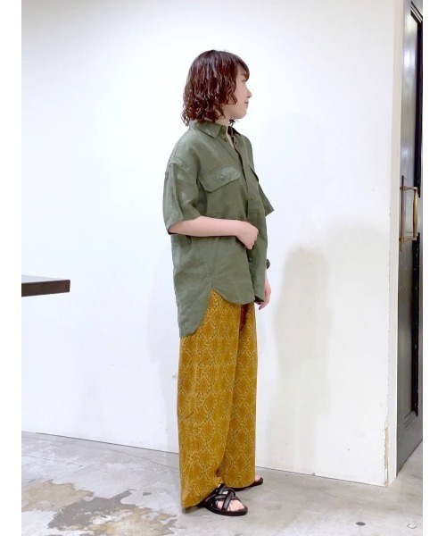 niko and...（ニコアンド）の「DRYゆるプリントパンツ（その他パンツ・レディース・ホワイト/ブラウン/ネイビー/ブルー/モカ・FREE）」の11枚目の写真