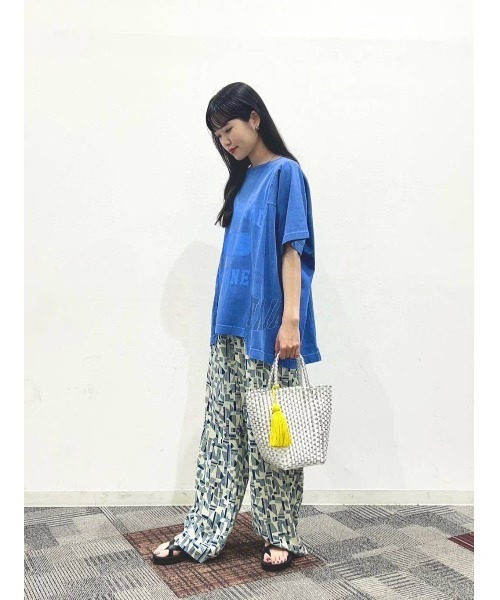 niko and...（ニコアンド）の「DRYゆるプリントパンツ（その他パンツ・レディース・ホワイト/ブラウン/ネイビー/ブルー/モカ・FREE）」の15枚目の写真