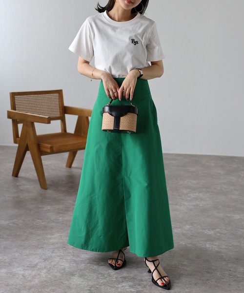 Bonjour Sagan(ボンジュールサガン)の「BJS刺繍Tシャツ(Tシャツ/カットソー・レディース・ホワイト×ホワイト/ホワイト×ブラック/ブラック×ホワイト・FREE)」の17枚目の写真
