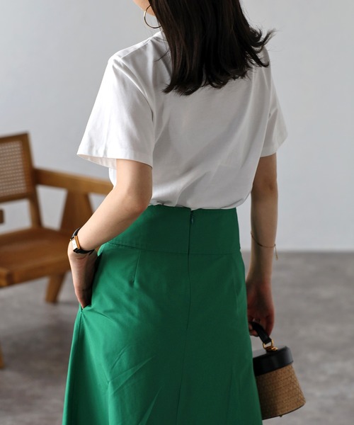 Bonjour Sagan(ボンジュールサガン)の「BJS刺繍Tシャツ(Tシャツ/カットソー・レディース・ホワイト×ホワイト/ホワイト×ブラック/ブラック×ホワイト・FREE)」の20枚目の写真
