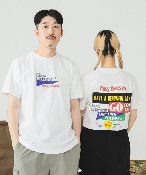 Ray BEAMS(レイビームス)の「<WOMEN>FUJI ROCK FESTIVAL'23 × BEAMS / ERIC ELMS Classic Excitement Tシャツ(Tシャツ/カットソー・レディース・ホワイト・S)」の4枚目の写真