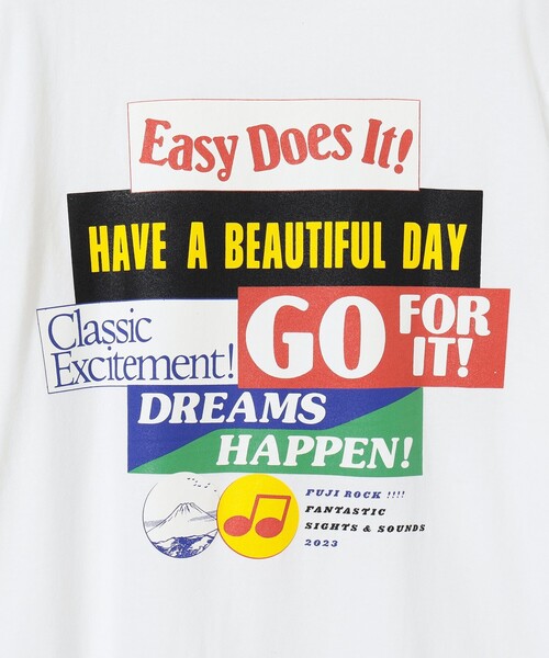 Ray BEAMS(レイビームス)の「<WOMEN>FUJI ROCK FESTIVAL'23 × BEAMS / ERIC ELMS Classic Excitement Tシャツ(Tシャツ/カットソー・レディース・ホワイト・S)」の8枚目の写真