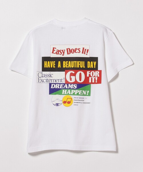 Ray BEAMS(レイビームス)の「<WOMEN>FUJI ROCK FESTIVAL'23 × BEAMS / ERIC ELMS Classic Excitement Tシャツ(Tシャツ/カットソー・レディース・ホワイト・S)」の13枚目の写真