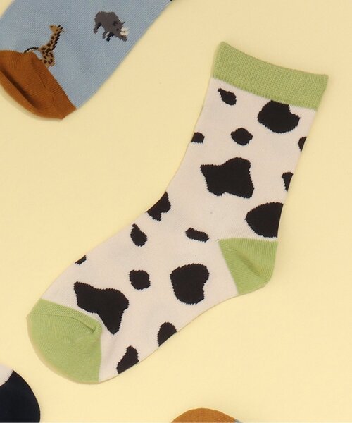 BREEZE（ブリーズ）の「BOYSバラエティソックス（ソックス/靴下・キッズ・チャコール/キナリ/ライトグレー/グリーン/レインボー/グレー/アイボリー/サックスブルー・15 /18/21）」の2枚目の写真