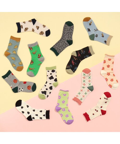 BREEZE（ブリーズ）の「BOYSバラエティソックス（ソックス/靴下・キッズ・チャコール/キナリ/ライトグレー/グリーン/レインボー/グレー/アイボリー/サックスブルー・15 /18/21）」の11枚目の写真