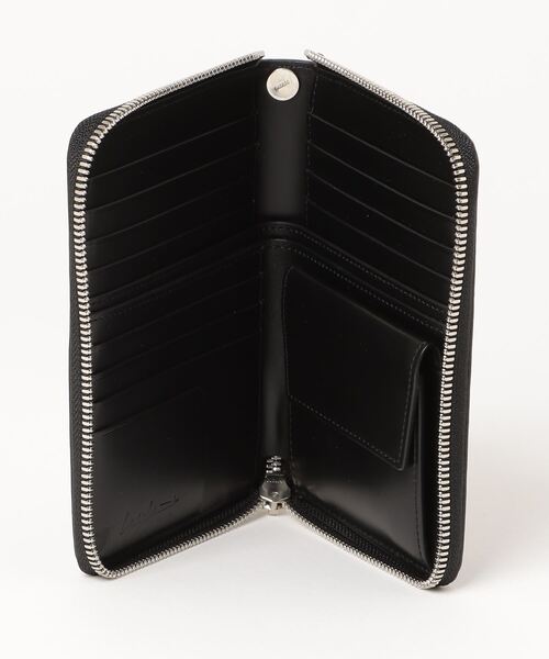 Yohji Yamamoto(ヨウジヤマモト)の「FASTENER WALLET S(財布・メンズ・ブラック・3)」の4枚目の写真