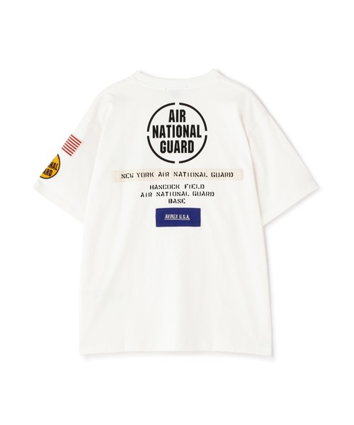 AVIREX(アヴィレックス)の「AIR NATIONAL GUARD PATCH T-SHIRT / エアナショナルガード Tシャツ / AVIREX / アヴィレックス(Tシャツ/カットソー・メンズ・ブラック/その他/ホワイト/オリーブ系・M/L/XL/2XL)」の21枚目の写真